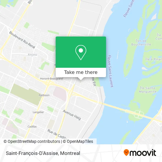 Saint-François-D'Assise map