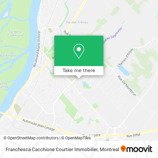 Franchesca Cacchione Courtier Immobilier map