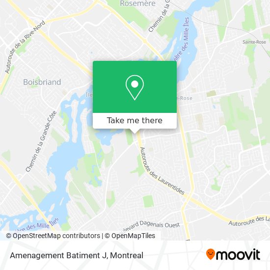 Amenagement Batiment J map