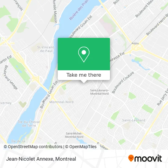 Jean-Nicolet Annexe map