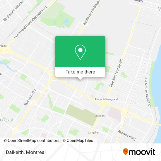 Dalkeith map