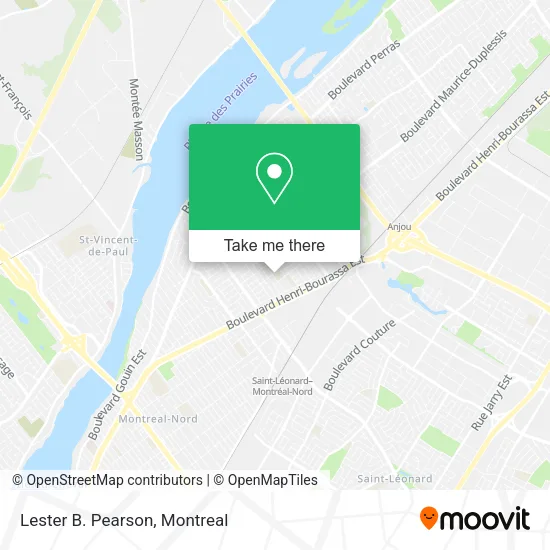 Lester B. Pearson map