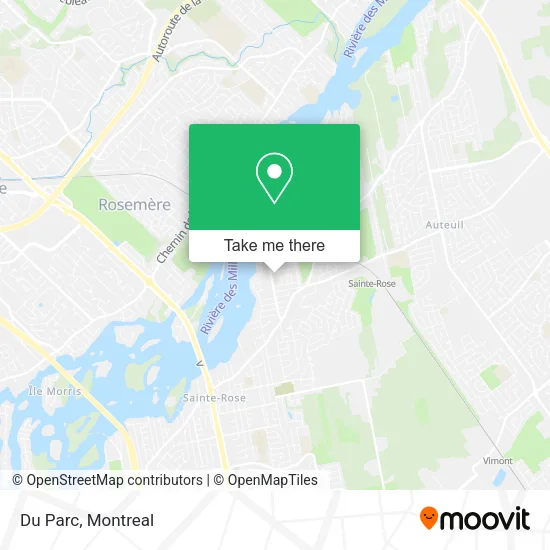 Du Parc map