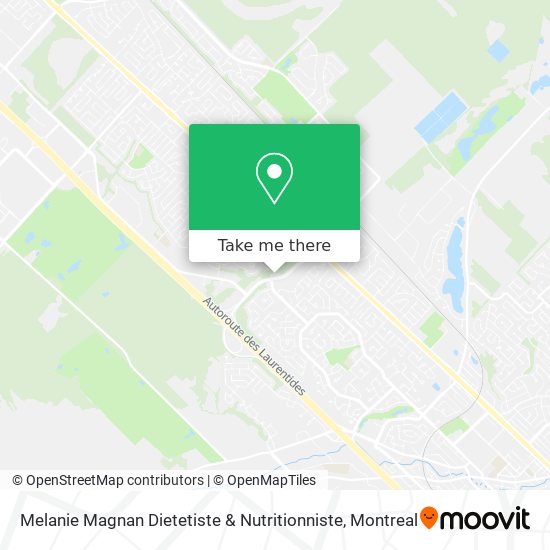 Melanie Magnan Dietetiste & Nutritionniste map