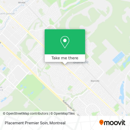 Placement Premier Soin map