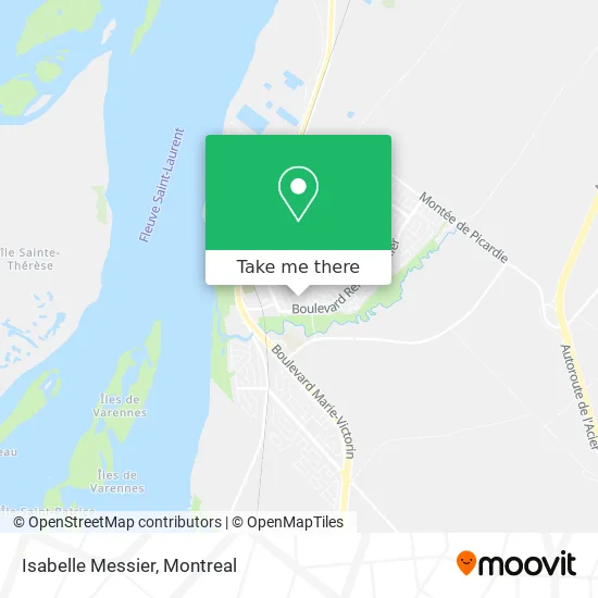 Isabelle Messier map