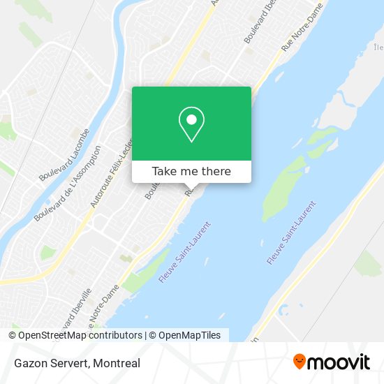 Gazon Servert map