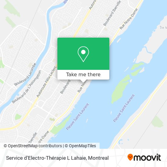 Service d'Electro-Thérapie L Lahaie map