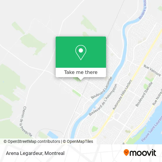 Arena Legardeur map