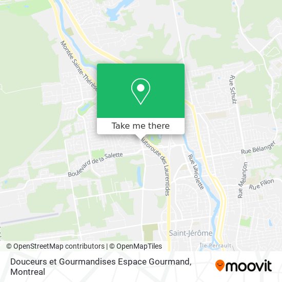 Douceurs et Gourmandises Espace Gourmand map