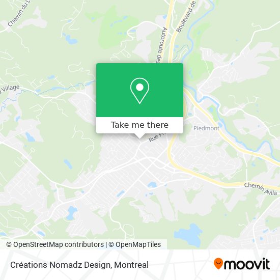 Créations Nomadz Design map