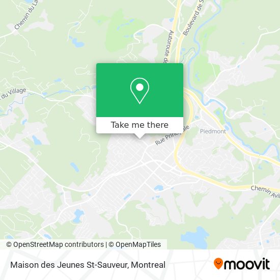 Maison des Jeunes St-Sauveur map