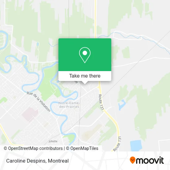 Caroline Despins map