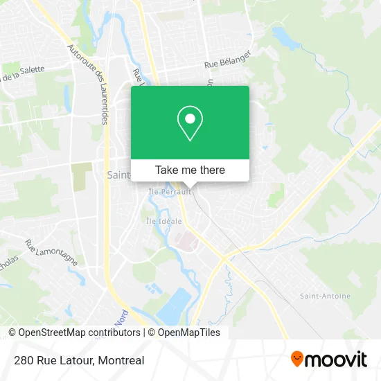 280 Rue Latour map