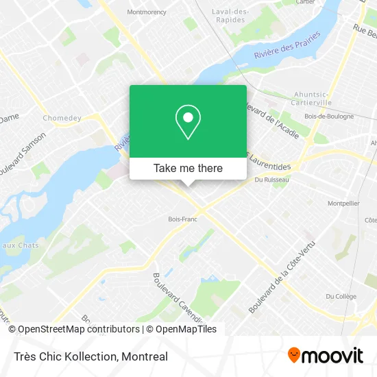 Très Chic Kollection map