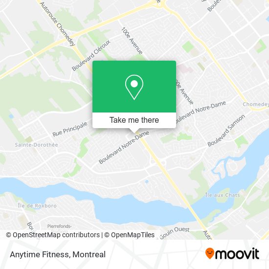 Anytime Fitness map