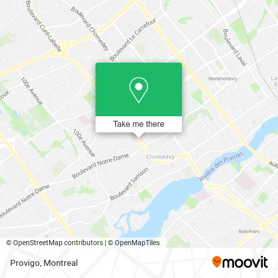 Provigo map