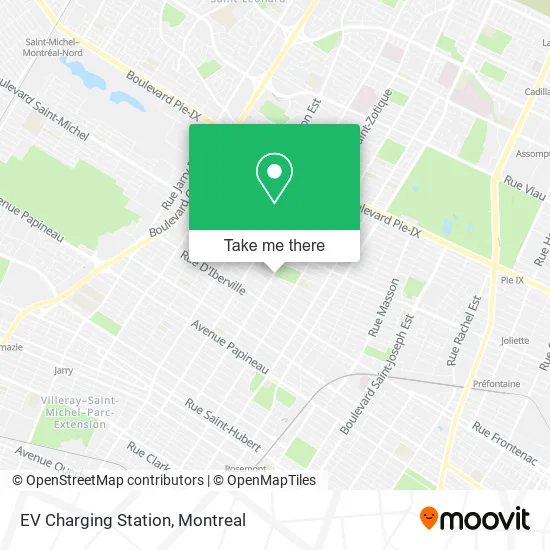 EV Charging Station map