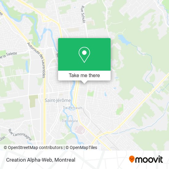 Creation Alpha-Web map