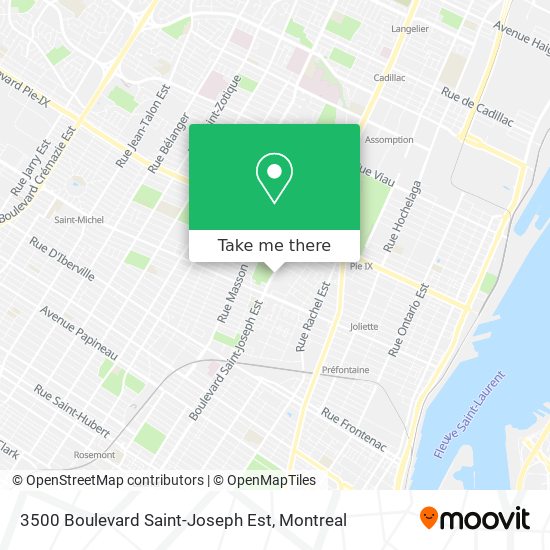 3500 Boulevard Saint-Joseph Est map