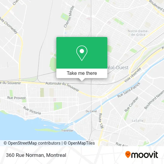 360 Rue Norman map
