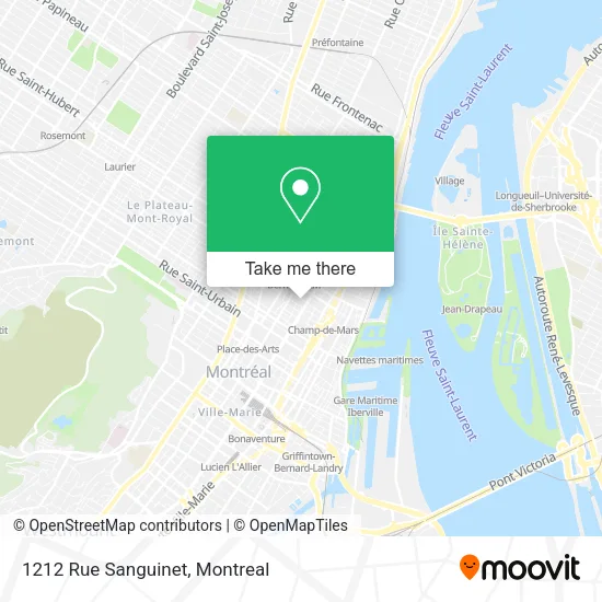 1212 Rue Sanguinet map