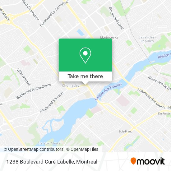 1238 Boulevard Curé-Labelle map