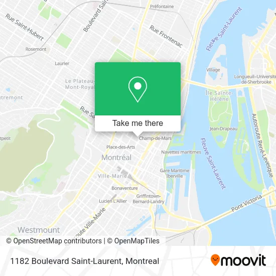 1182 Boulevard Saint-Laurent map