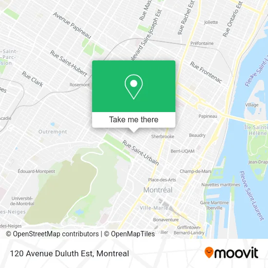 120 Avenue Duluth Est map