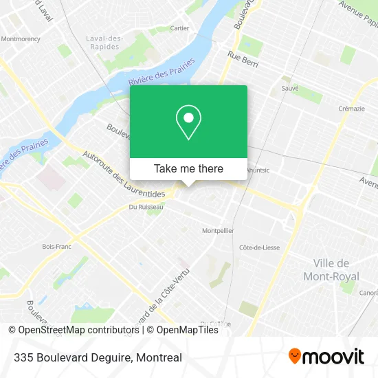 335 Boulevard Deguire map