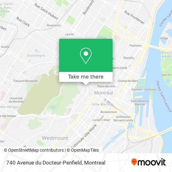 740 Avenue du Docteur-Penfield map