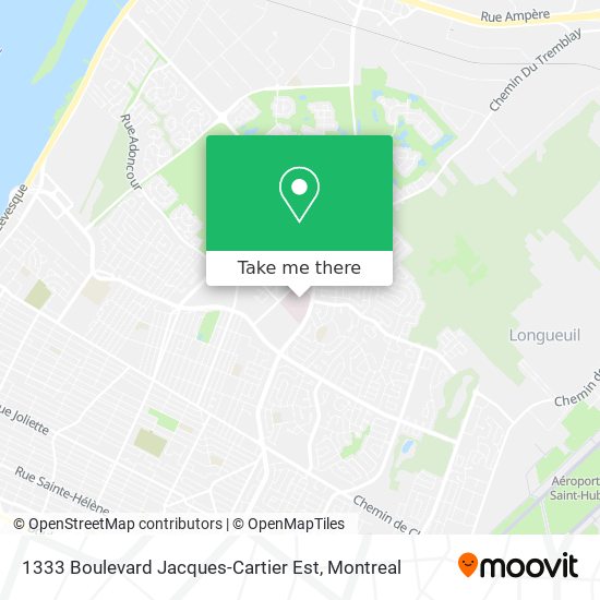 1333 Boulevard Jacques-Cartier Est map