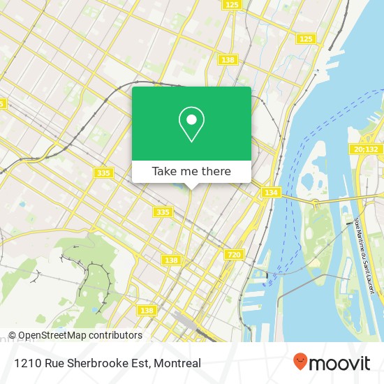 1210 Rue Sherbrooke Est map