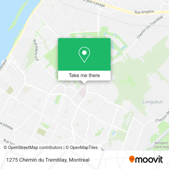 1275 Chemin du Tremblay map