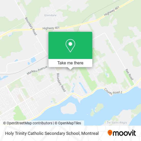 Holy Trinity Catholic Secondary School map