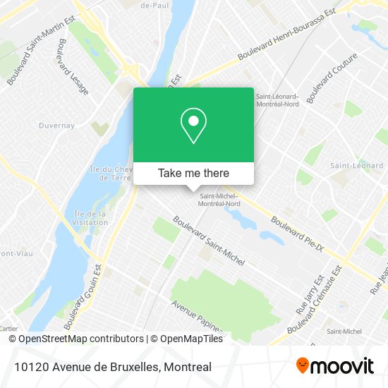 10120 Avenue de Bruxelles map