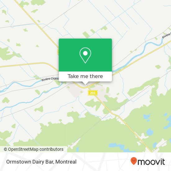 Ormstown Dairy Bar map
