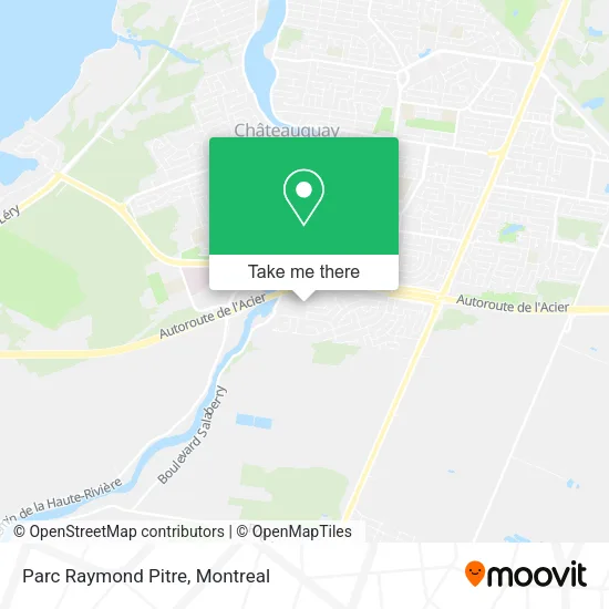 Parc Raymond Pitre map