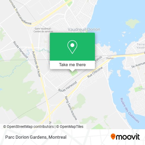 Parc Dorion Gardens map