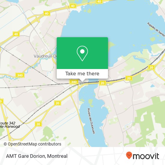 AMT Gare Dorion map