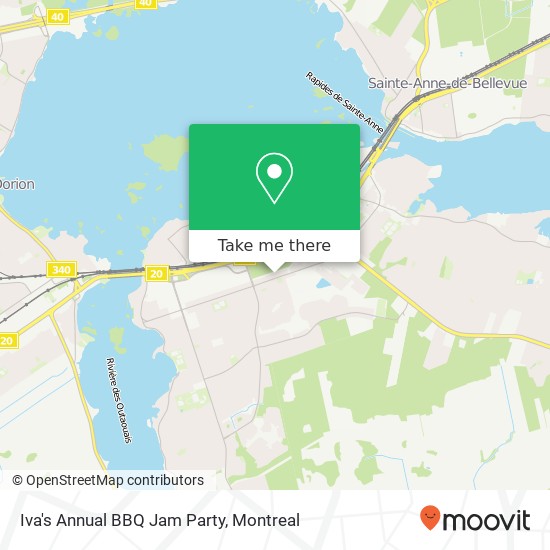 Iva's Annual BBQ Jam Party map