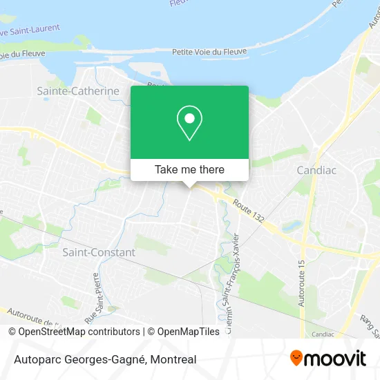 Autoparc Georges-Gagné map