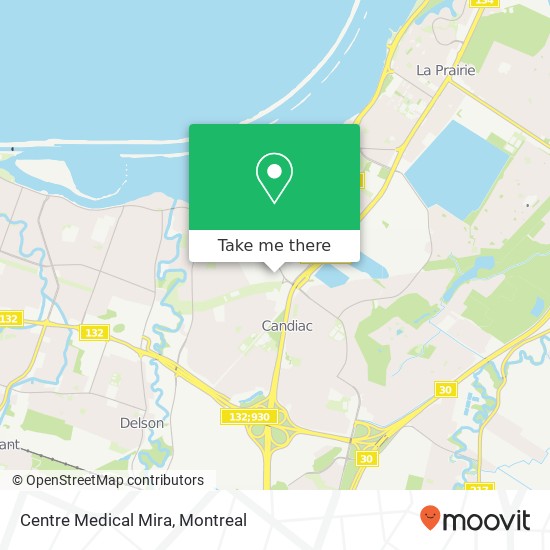 Centre Medical Mira map