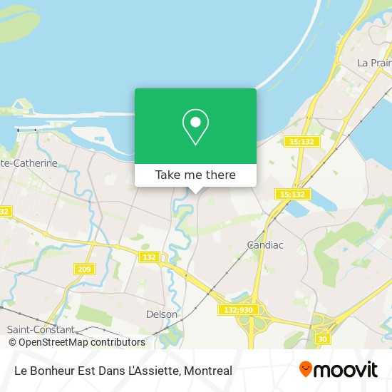 Le Bonheur Est Dans L'Assiette map