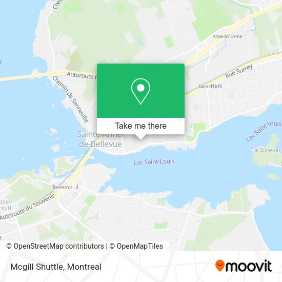 Mcgill Shuttle map