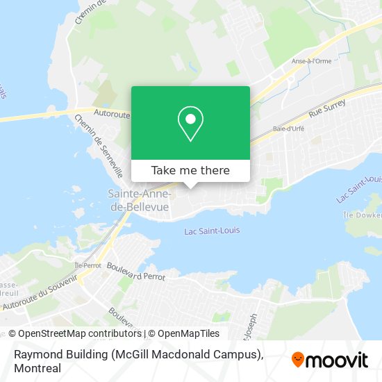Raymond Building (McGill Macdonald Campus) map