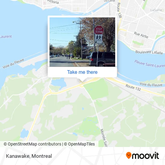 Kanawake map