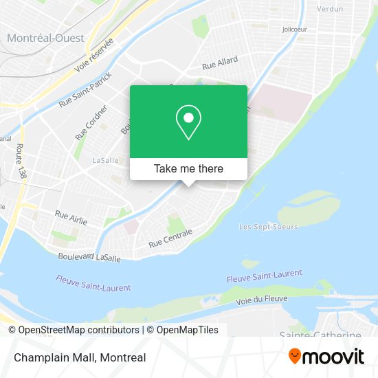 Champlain Mall map