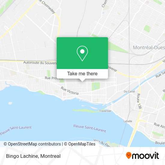 Bingo Lachine map