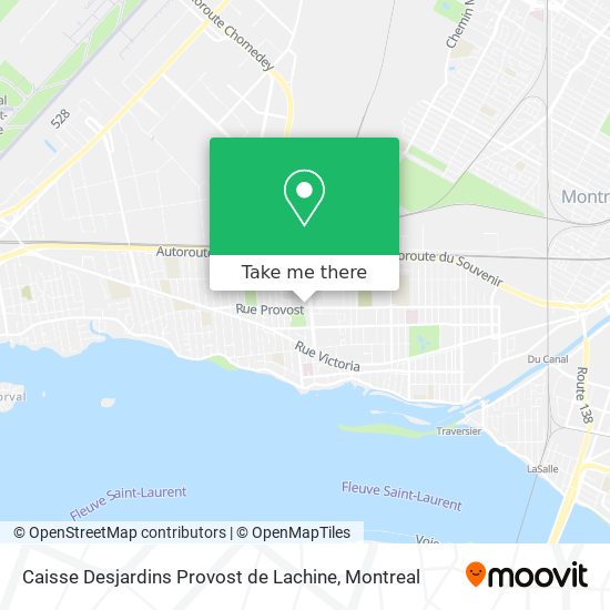 Caisse Desjardins Provost de Lachine map